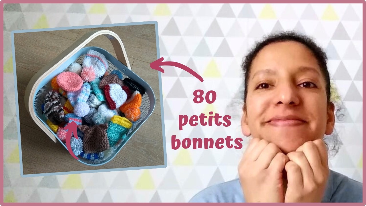 J'ai tricoté 80 nouveaux petits bonnets pour 