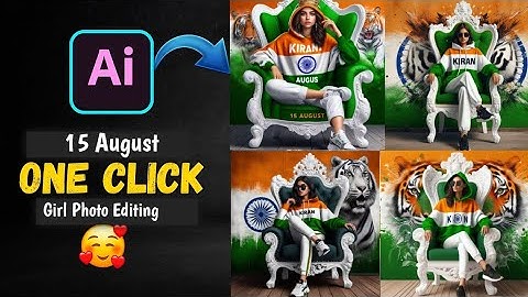 Viral 15 August girl Ai photo Editing | Happy Independence Day Ai Photo Editing |#bingimagecreator