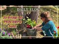 Vlog n6 i on continue lamnagement extrieur salon de jardin lampes solaires et plantations