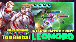 Leomord Intense Battle Fight! Top Global Leomord by GOSU Bestplayer ~ Mobile Legends