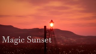 Magic Sunset- Nature sounds for Relax and Sleep #magic  #fascinate #unrealengine5