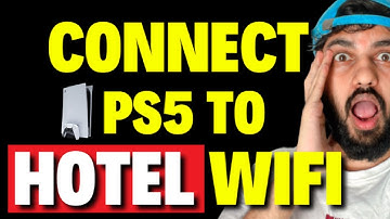 Hoe je de PS5 verbindt met het hotel-wifi