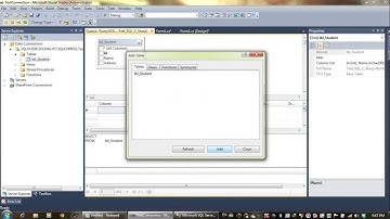 How to connect SQL 2008 to Visual studio 2010   YouTube