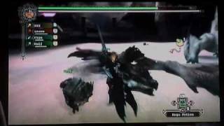 MH Tri 3 Fiery Skies Frozen Fields (wyvern stones) event quest w/ Hammer