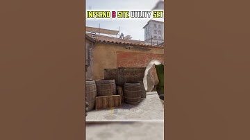 INFERNO B SITE UTILITY COMBO! #cs2scripts #inferno #infernosmoke #cs2tips