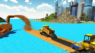 River Road Builder RoadWorks - 3D Construction Simulator - Android Gameplay screenshot 5