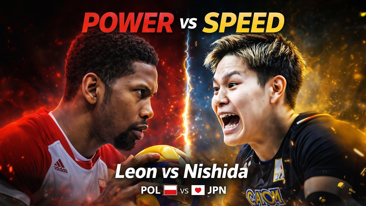 Yuji Nishida vs Wilfredo Leon | Japan vs Poland