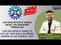 Csir indian institute of chemical biology skill development program sdp 2024  csir iicb sdp