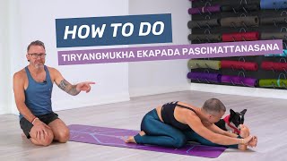 15 Minute Ashtanga Yoga Tutorial  | How To Do Tiryangmukha Ekapada Pascimattanasana by David and Jelena Yoga 7,309 views 11 months ago 14 minutes, 16 seconds