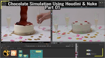 Chocolate Simulation Using Houdini & Nuke |  Part 01 | Camera Tracking & Scene Setup in Houdini