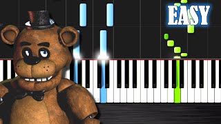 Five Nights At Freddys 3 Song - Die In A Fire - Easy Piano Tutorial By Plutax - Synthesia