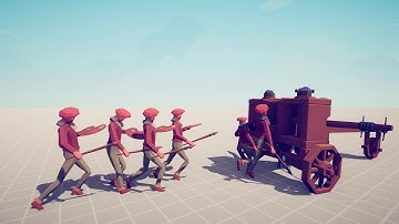 A LINE OF DODGING PAINTERS vs EVERY PROJECTILE CHARTERER - Totally Accurate Battle Simulator TABS