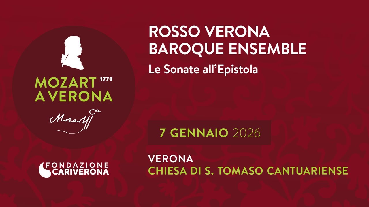 ROSSO VERONA BAROQUE ENSEMBLE | Le Sonate all'Epistola | 7 gennaio 2026