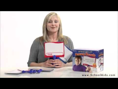 Write Wipe Answer Boards-LER0647