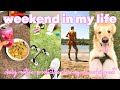 Weekend in my life  summer break vlog daily routine productive cleaning  working out