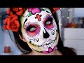 Catrina, Calavera mexicana Maquillaje Día Muertos / Sugar Skull Glitter Mexico Halloween Makeup