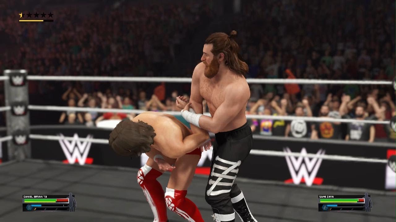 WWE 2K25 Daniel Bryan vs sami zayn
