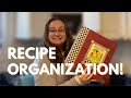 Recipe clutter  my diy recipe binder and cookbook organization