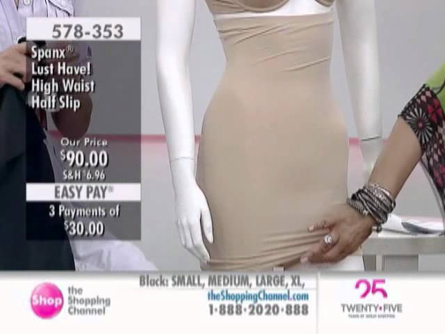 Spanx Lust Have High Waist Half Slip at The Shopping Channel 578353 