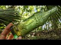 Antique Bottle Hunting in an Old Creek Dump | Royal Palm Soda & Late 1800's Wine Bottle Found!