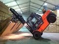 INSANELY FUNNY forklift fail complition!