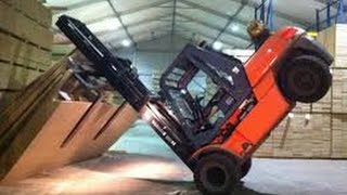 INSANELY FUNNY forklift fail complition!