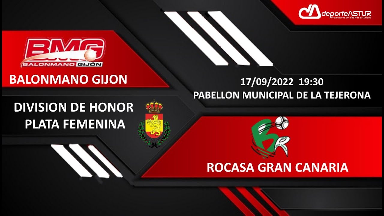 familia Amado Saturar BALONMANO GIJON 🆚 ROCASA GRAN CANARIA Jornada 1 DIVISION DE HONOR PLATA  FEMENINA 22/23 - YouTube