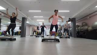 СТЕП АЭРОБИКА ЦЕЛОЕ ЗАНЯТИЕ / STEP AEROBICS