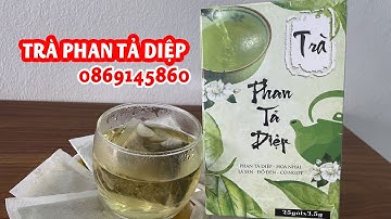 Trà túi lọc phan tả diệp - Trị táo bón, nhuận tràng, thanh lọc đại tràng, giảm cân…