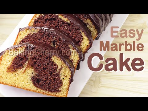 فيديو: وصفة كعكة رخام الكاكاو