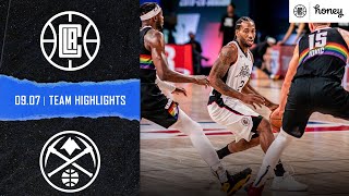 Paul George \& Kawhi Leonard Combine for 55 Points in Game Three Win vs. Nuggets | Honey Highlights