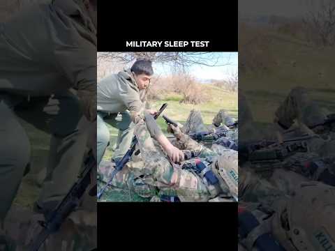 The Difficult Sleep Test of the Military😱