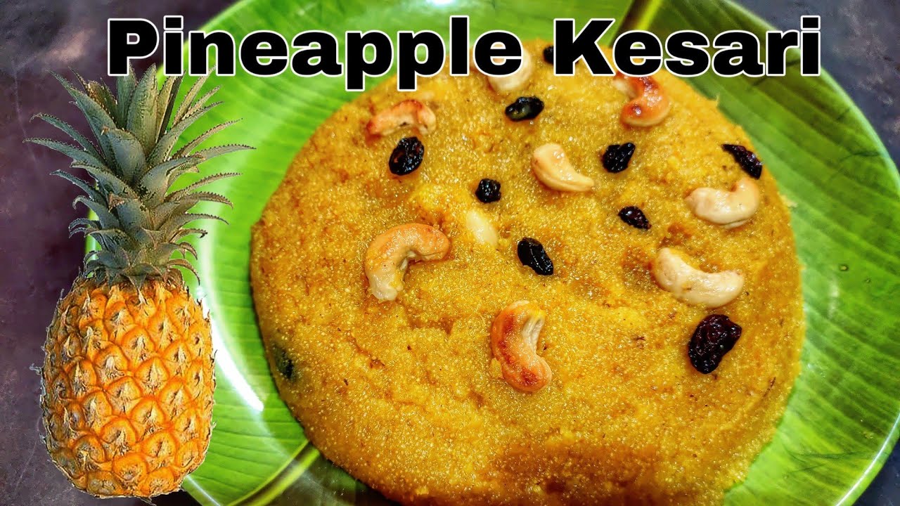 Pineapple Kesari AVS Foods YouTube