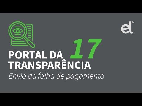 Portal da Transparência - ENVIO DA FOLHA DE PAGAMENTO