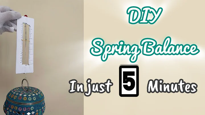 Science Working Model, How to Make Easy Spring Balance for School Project using Simple Materials TLM