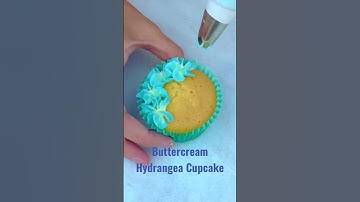 2 Piping Techniques With A 2D Nozzle #cakeshorts #piping #buttercream #cakedecorating #cupcake #cake