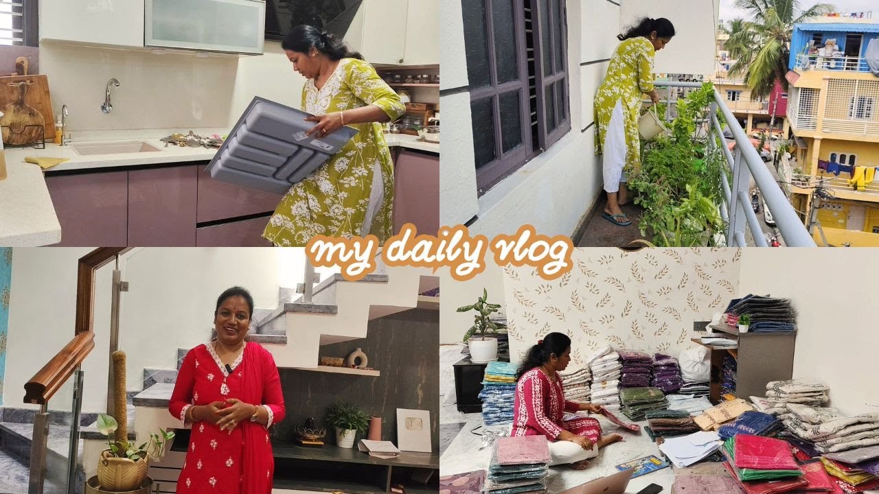 VLOG ||After vacations heavy workload 🙄|| pending orders has cleared successfully😊||thank you all 🥰