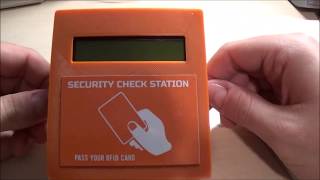 Arduino security check system based on RFID and RS485 protocol