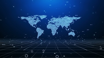 World Digital Background Loop