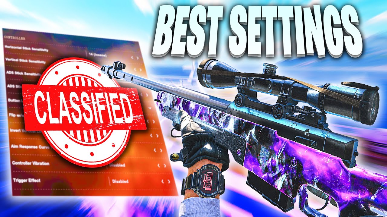 The BEST Cold War CONTROLLER SETTINGS in 2022 made me the #1 REPORTED Sniper in Search and Destroy..