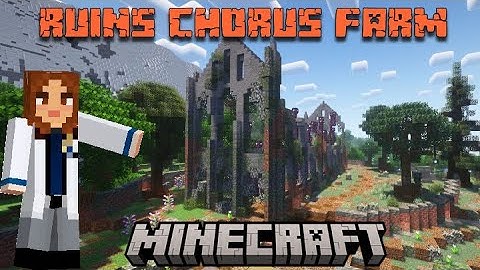 Pale Moss Ruins/Chorus Farm in Minecraft Survival 1.21.4