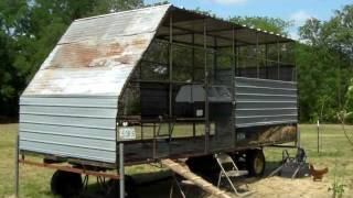 chicken coop trailer cotton texas organic elgin