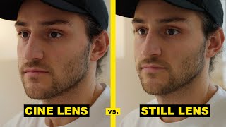 The REAL difference between CINE & STILL lenses | DZO VESPID Prime vs. Tamron