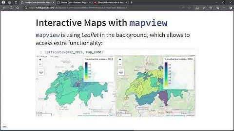 R-Lunches 2024-03-26 - How to Create Interactive Maps with R - Felix Luginbuhl
