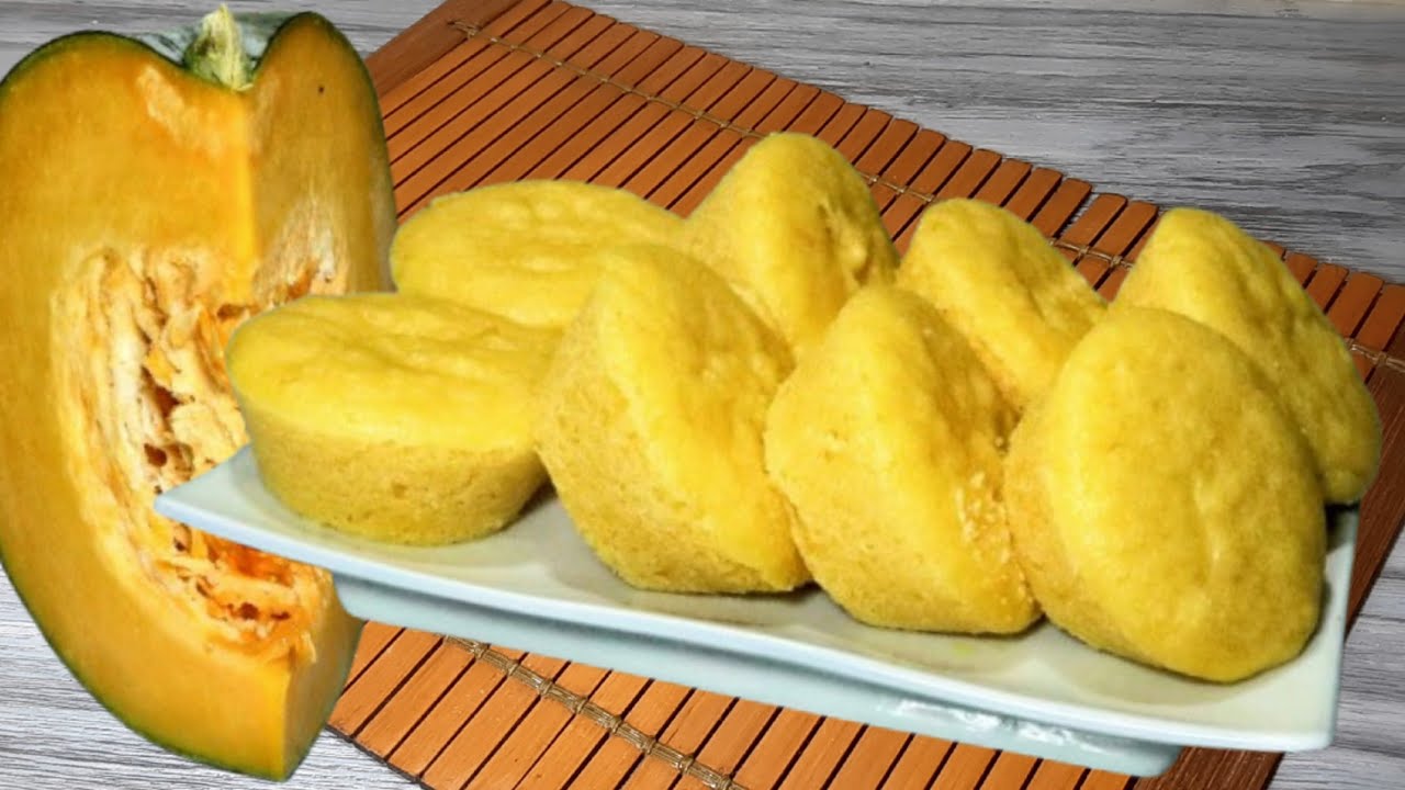 Putong Bigas At Kalabasa Using Rice Flour