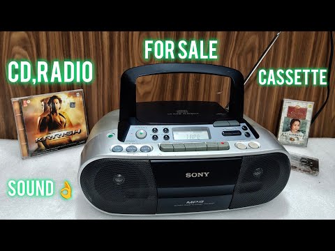 SONY CFD S03 CP CD RADIO CASSETTE PLAYER #forsale #sony #vintage #system -  SONY CFD S03 CP CD RADIO CASSETTE PLAYER #forsale #sony #vintage #system 