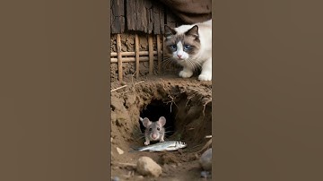 Shocking! 😱😱The cat sets a trap and waits in silence やばすぎ！😱😱猫は罠を仕掛けて静かに待っている #shorts #tabbycat #trap