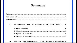 كيفاش ندير Rapport de stage