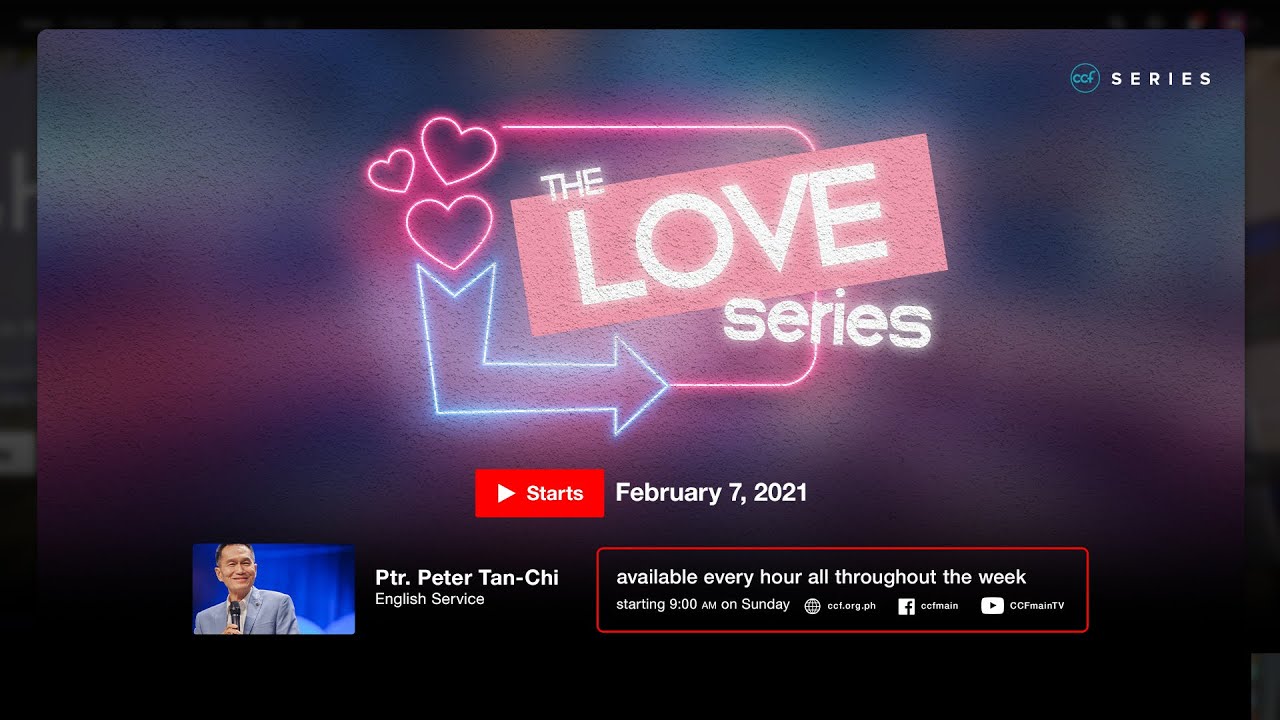 Love Is Love Does Peter Tanchi The Love Series Youtube