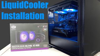 How to Install a Water Cooler in your PC (MasterLiquid ML240L V2 RGB) screenshot 1